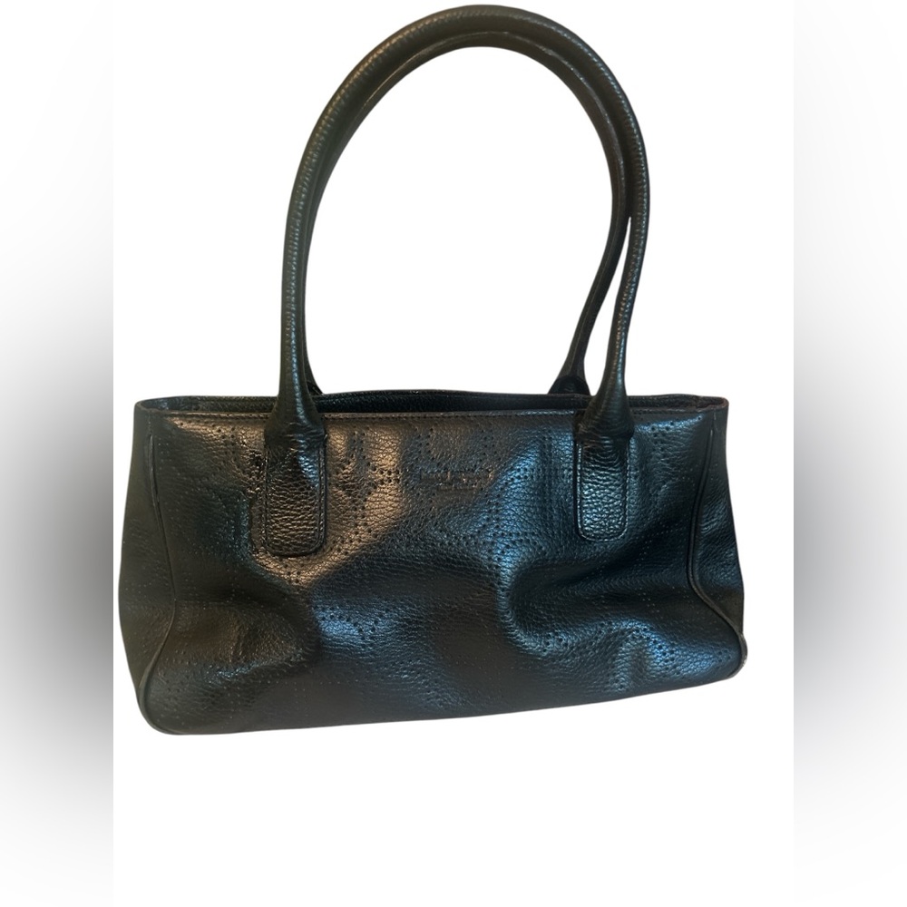 Kate Spade Perforated Leather Shoulder Bag Black